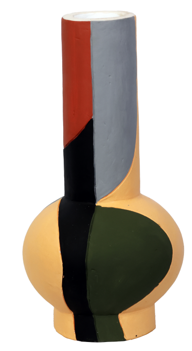 adesign-decoration-vase-rambo-vert-jaune-gris-rouge-noir